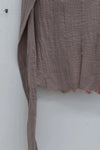 marc le bihan off shoulder turtleneck top 26952 E23 ROSE ANCIEN